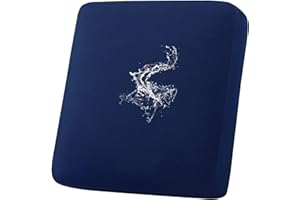 hyha Waterproof Couch Cushion Covers, Magic Sofa Covers Washable, Stretch Sofa Seat Cushion Slipcovers, Waterproof Couch Covers for Sofa Pets (1 Cushion Armchair, Navy)