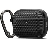 Spigen for AirPods Pro 3 Case, Classic Fit Compatible with AirPods Pro 3rd Generation Case (2025), Premium Fabric Cover with Carabiner - Black