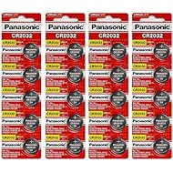 Panasonic CR2032 3 Volt Lithium Coin Battery (20 Batteries)