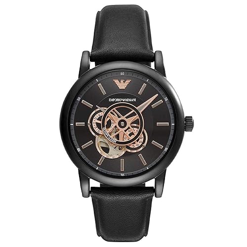 Emporio Armani Automatic Self-Winding Dress Watch with Stainless