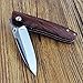 Enlan M028 Hunting Pocket Knives Stainless Steel Blade Rosewood Folding Knife for Everyday Carry Outdoor Camping Survival
