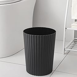 JiatuA Small Trash Can Plastic Wastebasket Round