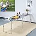 Yaheetech Beer Pong Table 8' Portable Folding Outdoor Indoor Picnic/Camping Table College Party Gaming Beer Pong Tables Lightweight & Easy Wipe Surface Black