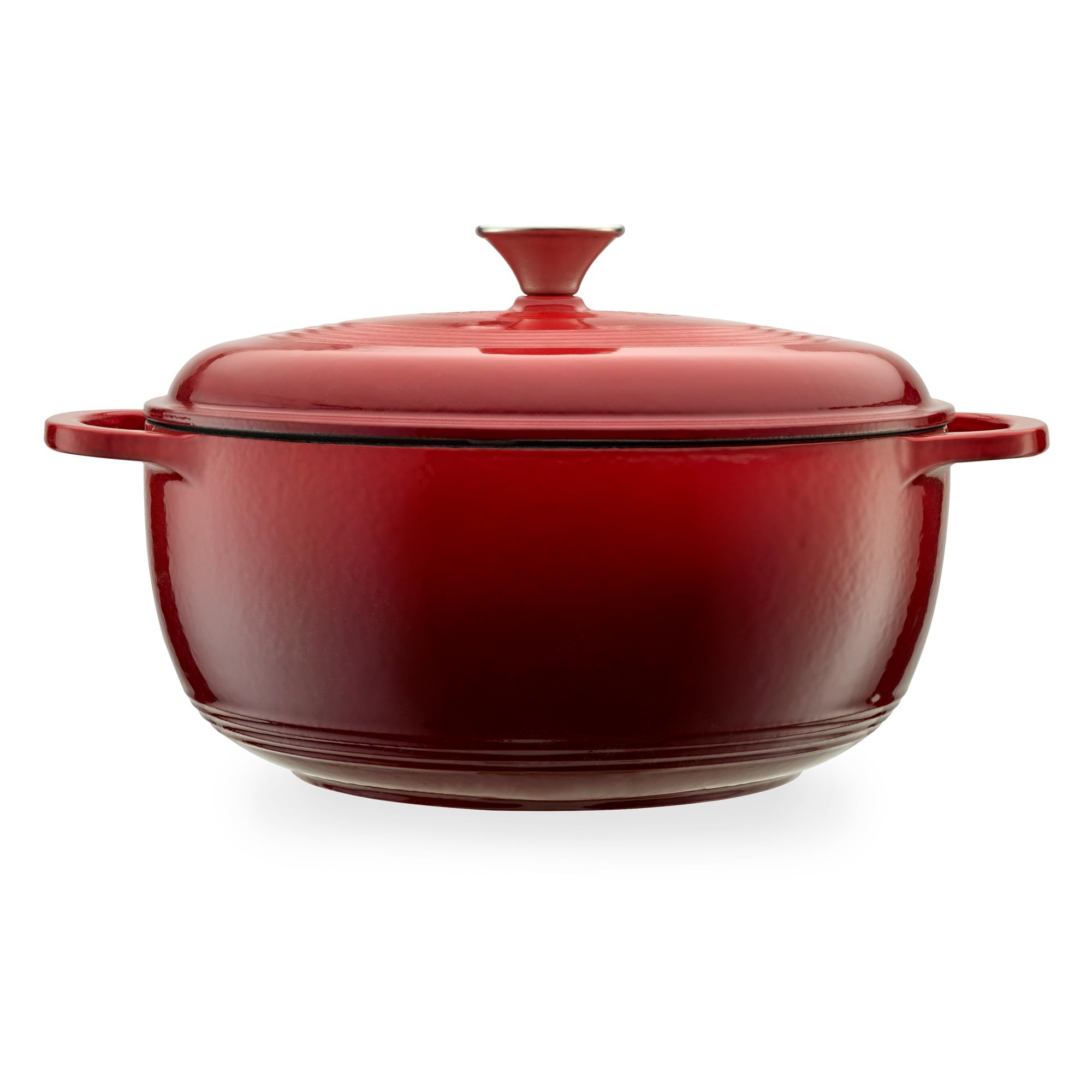 Mercer Culinary Enameled Cast Iron Round Dutch Oven, 6 qt., Red Image