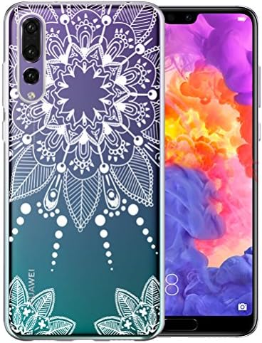 Huawei P20 Pro Case, Shumeifang® Ultra Thin Soft Gel TPU Silicone Case Cover with Cute Cartoon for Huawei P20 Pro - Datura