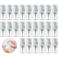 24 Pcs Empty Foam Pump Bottle 1oz/30ml Travel Size Plastic Pump Bottle Soap Bottle Portable Small Hand Sanitizer Dispenser Bo