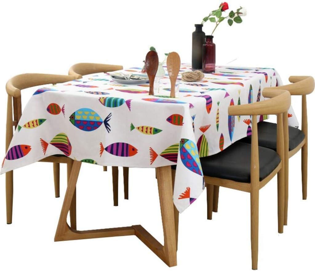 Amazon Com Hhl Tablecloth Simple Cotton Square Coffee Table Tablecloth Size 140cm140cm Home Kitchen