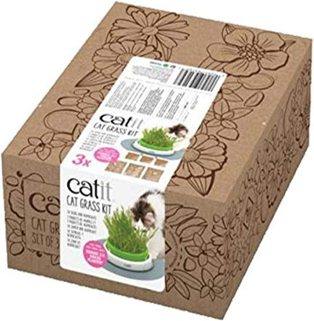 Catit Cat Grass Kit for the Catit Senses Grass Planter, Pack of 3