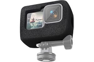 Windslayer Cover for GoPro Hero 12/11/10/9 Wind Noise Reduction Sponge Video Muffler Housing Case,Reducing Wind Noise for Opt