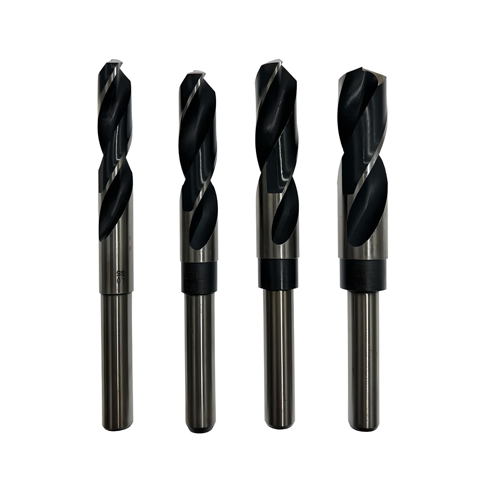 Falon-Tech HSS Metal Drill Bit Set 4 pcs (14 mm, 16 mm, 18 mm, 20 mm)- made of high quality High-Speed Steel - precise & centred Twist Drill Set for Metal- Steel Drill Bit Set, Break Resistant