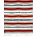 EDUPET Coal Creek Supply Classic Mexican Blanket, Authentic Thick Falsa Soft Woven Travel Adventure Yoga Throw Blanket (Orange and Mint)