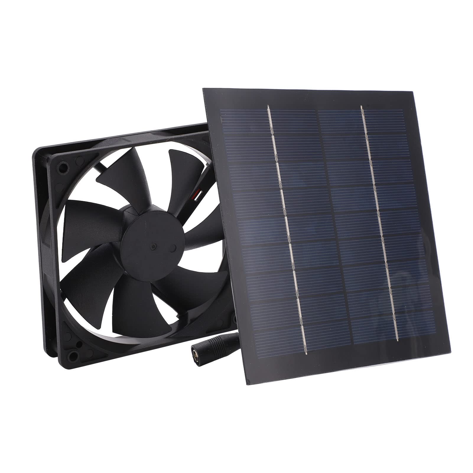 20W Solar Powered Fan Waterproof Mini Exhaust Fan For Home Attic, Shed, or Garage Ventilation