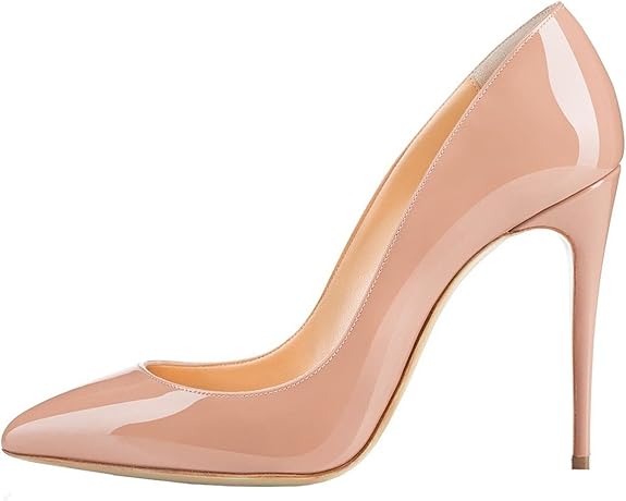 Escarpins Femme EDEFS - Talon Aiguille 10cm Slingback Brillant - Synthétique