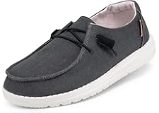 Hey Dude Women's Wendy Lace-Up Loafers Comfortable & Lightweight Ladies Shoes Multiple Sizes & Colors