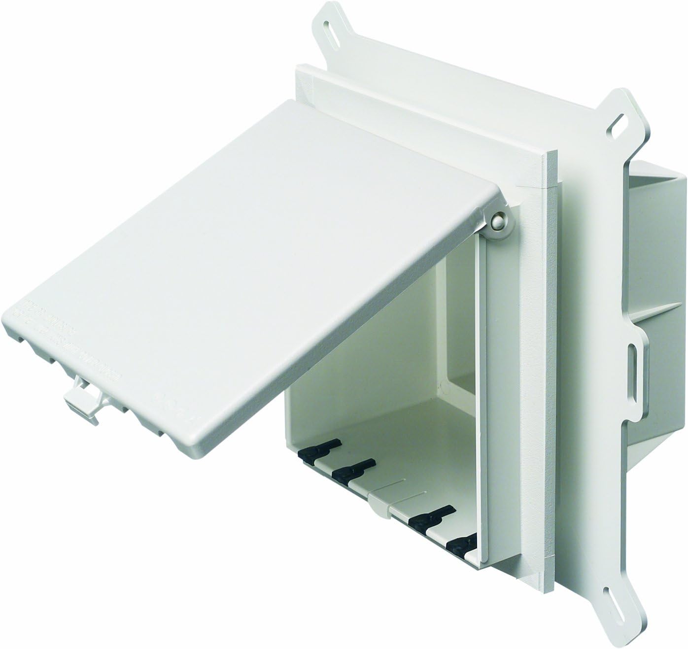 White 2Gang Vertical Arlington DBVS2W1 Low Profile IN BOX Electrical