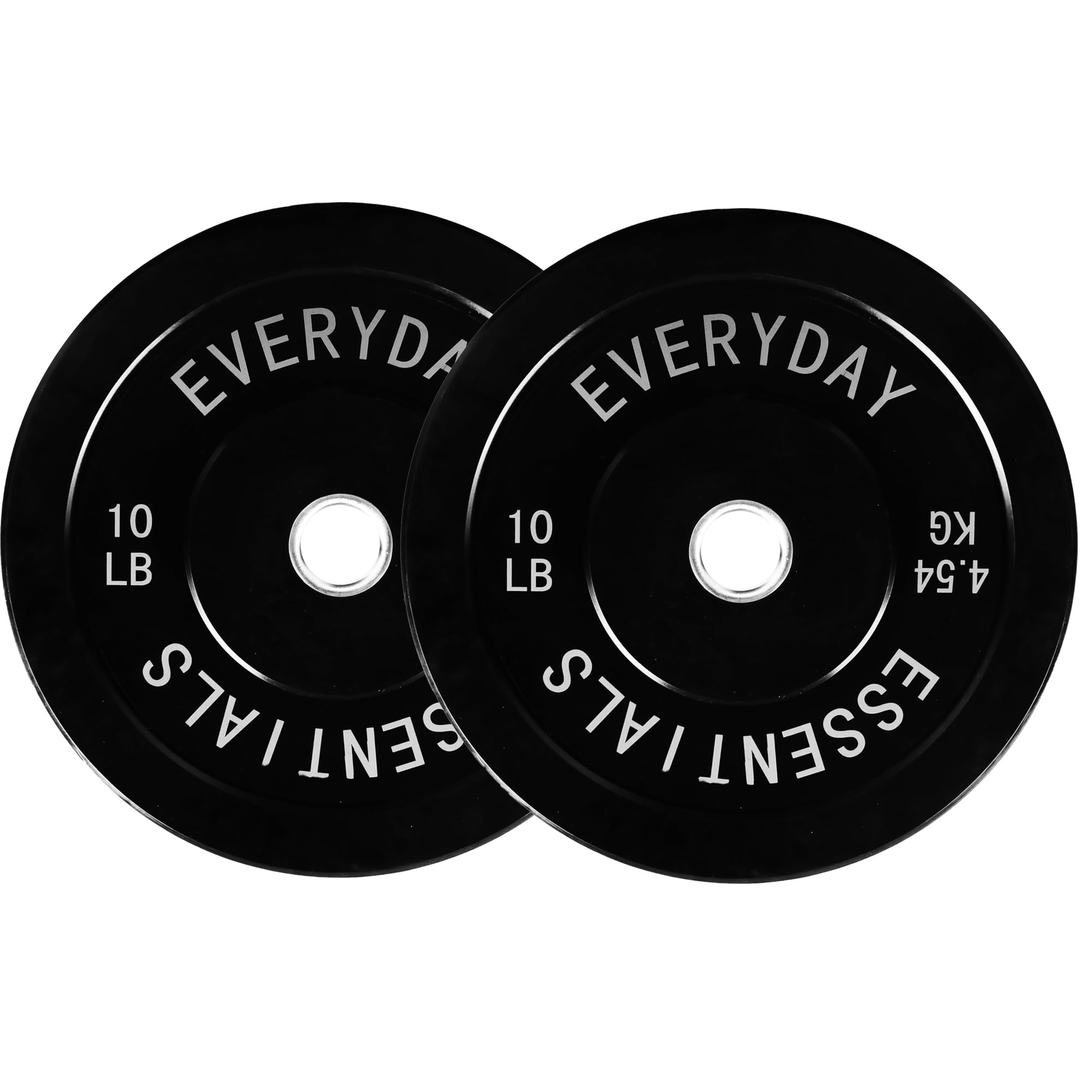 Photo 1 of ***2pcs**-  2-Inch Olympic Bumper Plates, 2X 10LB Weight Plates, Perfect for Weightlifting and Strength Training, Multiple Weights Available