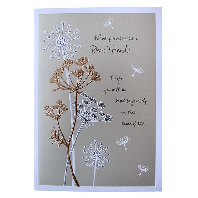 Hallmark Sympathy Card For Friend Words Of Comfort Medium