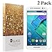 Moto X Pure Edition Screen Protector,[2 Pack] YMAKSI HD Clear Anti-Bubble Anti-Fingerprint Tempered Glass Film for Motorola Moto X Style, Lifetime Replacement Warranty