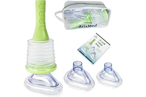 ARIXMED Choking Rescue Device, Portable Airway Suction Device for Children and Adults, First Aid Kit for Kids and Adults - Travel Kit