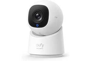 eufy Security Indoor Cam C220, Security Camera with 360° PTZ, Plug-in Security Indoor Camera with 2.4G Wi-Fi, 2K Resolution, 