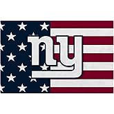 Rico Industries NFL Football New York Giants Shape Cut Pennant - Home and Living Room Décor - Soft Felt EZ to Hang