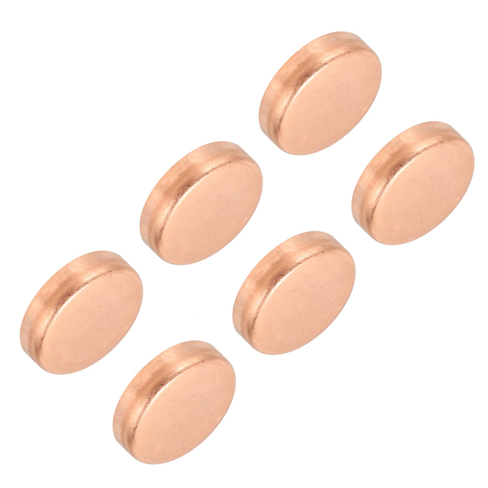 Photo 1 of PATIKIL 1 Inch ID Copper Pipe End Cap, 6 Pack Copper Fitting Cap Sweat Plug Solder Connection for Plumbing HVAC Air Conditioner