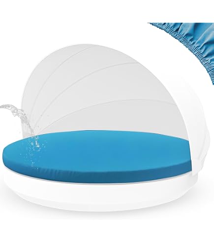 GoTo Foam 3\" Height X 15\" Diameter (Circle) 44ILD (Firm) Upholstery Cushion Made In USA