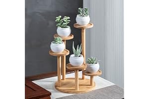 Dreamhousey Desktop flower pot shelf, home decoration balcony bay window succulent plant rack office special creative wooden 