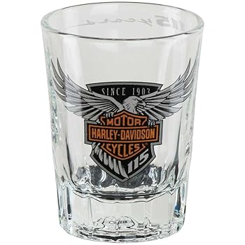 harley davidson shot glass set