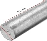 LOKIH High Purity Zinc Rod 5mm Diameter 100mm Length Laboratory Marine view 2