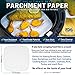 Air Fryer Parchment Paper Liners Compatible with Philips, NuWave Brio, Chefman, Power Airfryer, Secura, Black Decker +More | Bundle of 100 Sheets + Baking Accessories by Infraovens (XL)
