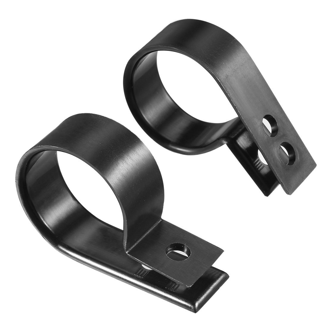 sourcing map 20Pcs Nylon R-Type Clamp Organizer Cord Clips for Wire Management Fit Cable Dia 21-25mm Black