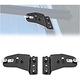 ECOTRIC Tower Brackets Compatible with Fiamma Awning | Compatible with Fiamma Awning 8020 15 Series Extended Crossbars for Sprinter; Aluminum Black