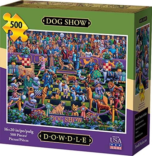 Dowdle Jigsaw Puzzle Dog Show 500 Piece