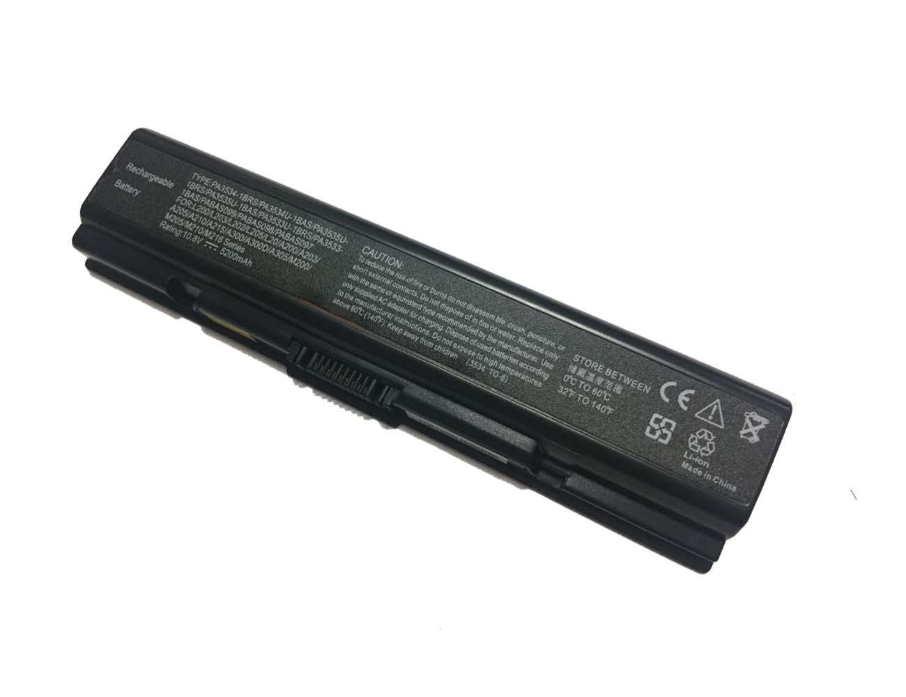 Uniamy Laptop Replacement Battery For Equium A200 A210 A300 L300 PA3533U-1BRS PA3533U-1BAS PA3534U-1BAS PA3534U-1BRS PA3535U-1BAS PA3535U-1BRS PABAS098 PABAS099 PABAS174 PA3727U-1BRS