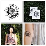 Tattify Flower Temporary Tattoo - Sunflower (Set of 2)