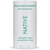 Native Aluminum-Free Deodorant for Women &amp; Men, Palm Leaf &amp; Agave, 2.65oz | Contains Naturally Derived Ingredients | 72-Hour Odor Control | Smooth Glide &amp; Odor Fighting Formula | Vegan &amp; Cruelty-Free