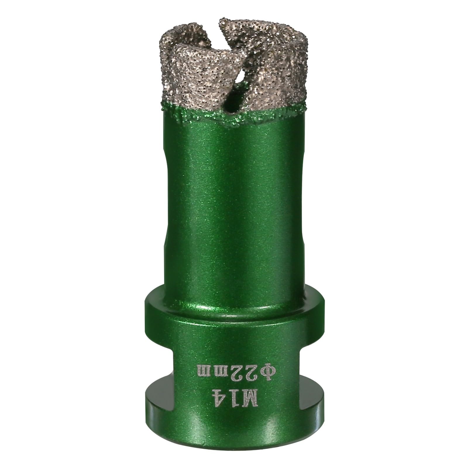 Vearter 22 mm Diamond Core Drill Bit, M14 Thread Connection Masonry Hole Saw, Vacuum Brazed Hollow Hole Cutter for Tile, Marble, Granite, Porcelain, Concrete, Quartz Stone