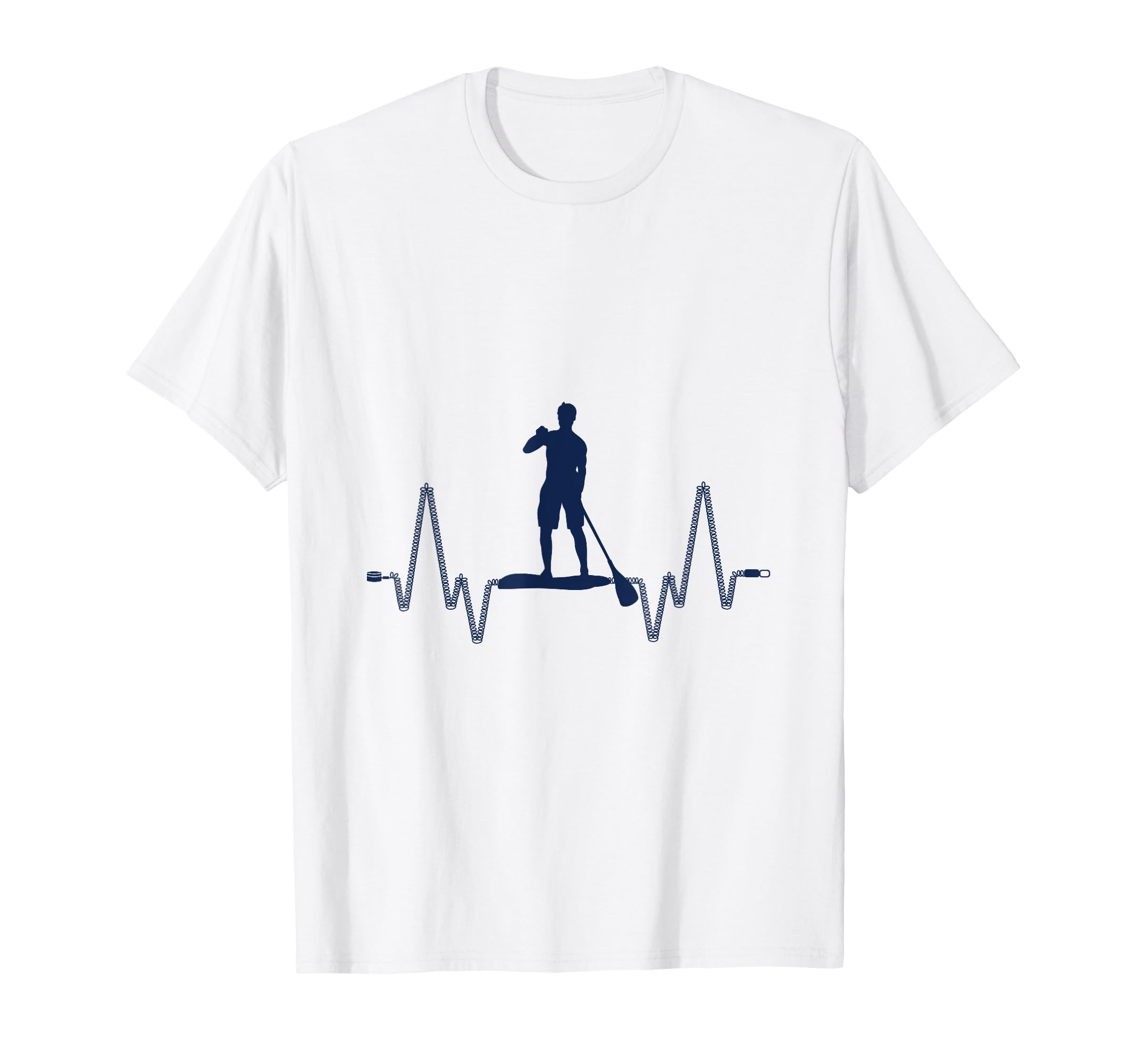 SUP love stand up paddlers water sports heartbeat MRT T-Shirt