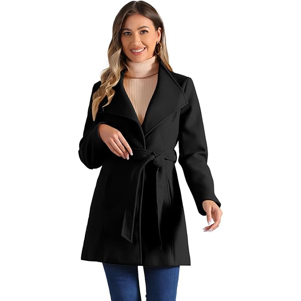 Amazon.com: Wool Coat for Women 2025 Trendy Winter Long Overcoat