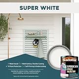 Sadolin Superdec Opaque Wood Protection 1L Super White Satin Exterior view 3