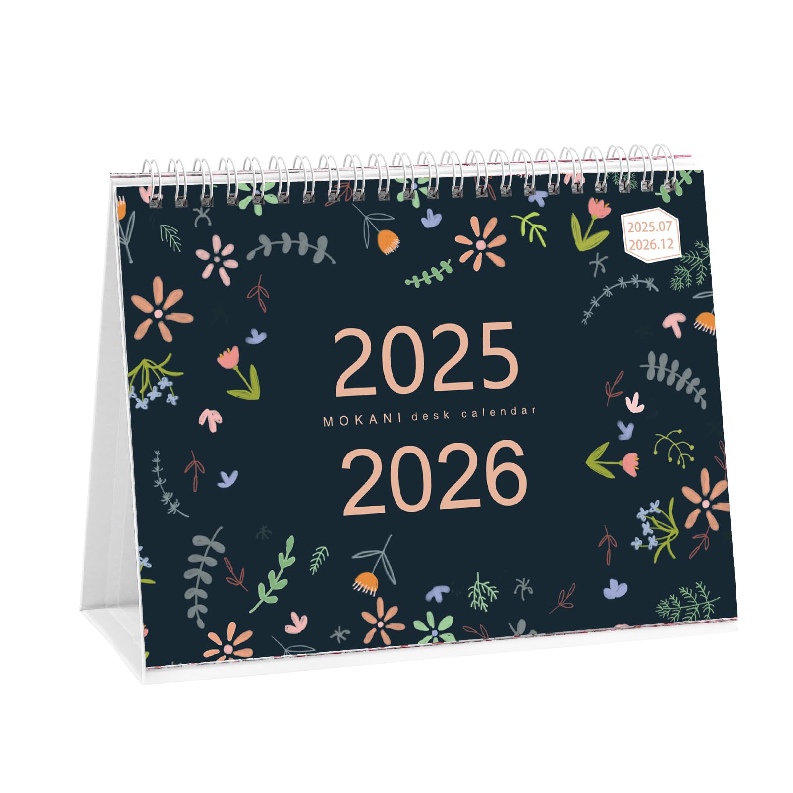 Photo 1 of Desk Calendar 2026, Monthly Desktop Calendar(Jul. 2025 - Dec. 2026, 10" x 8.25"), Standing Flip Calendar with Thick Paper, Academic Year Standing Desk Calendar with Planner Stickers