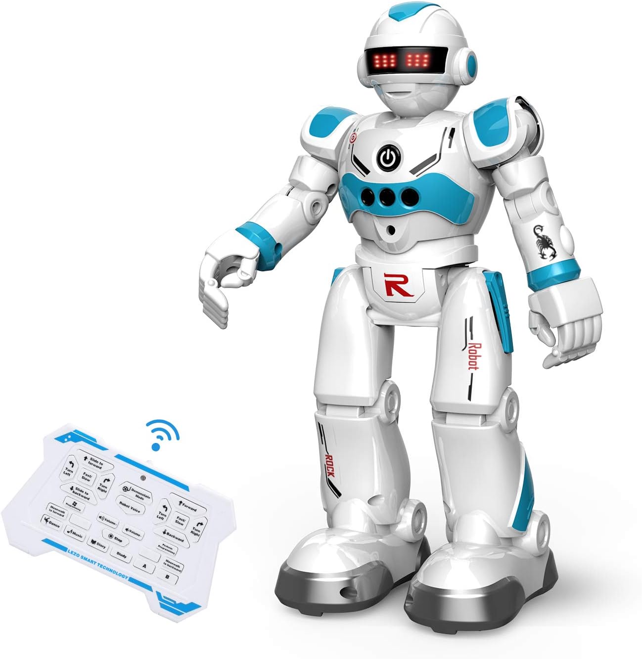 Amazon Deerc ロボット おもちゃ 電動ロボット ラジコン 男の子 多機能ロボット プログラム可能 手振り制御 男の子 女の子 子供の日 クリスマスプレゼント 998 3 ラジコン ドローン 通販