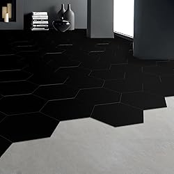 Alwayspon 24Pcs Hexagon LVT Flooring Peel and Stick