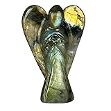 Labradorite Angel Statue 2" Beautiful Gemstone