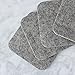 Felt Coasters Set - 100% Merino Wool from Germany (Set of 4) - Gray