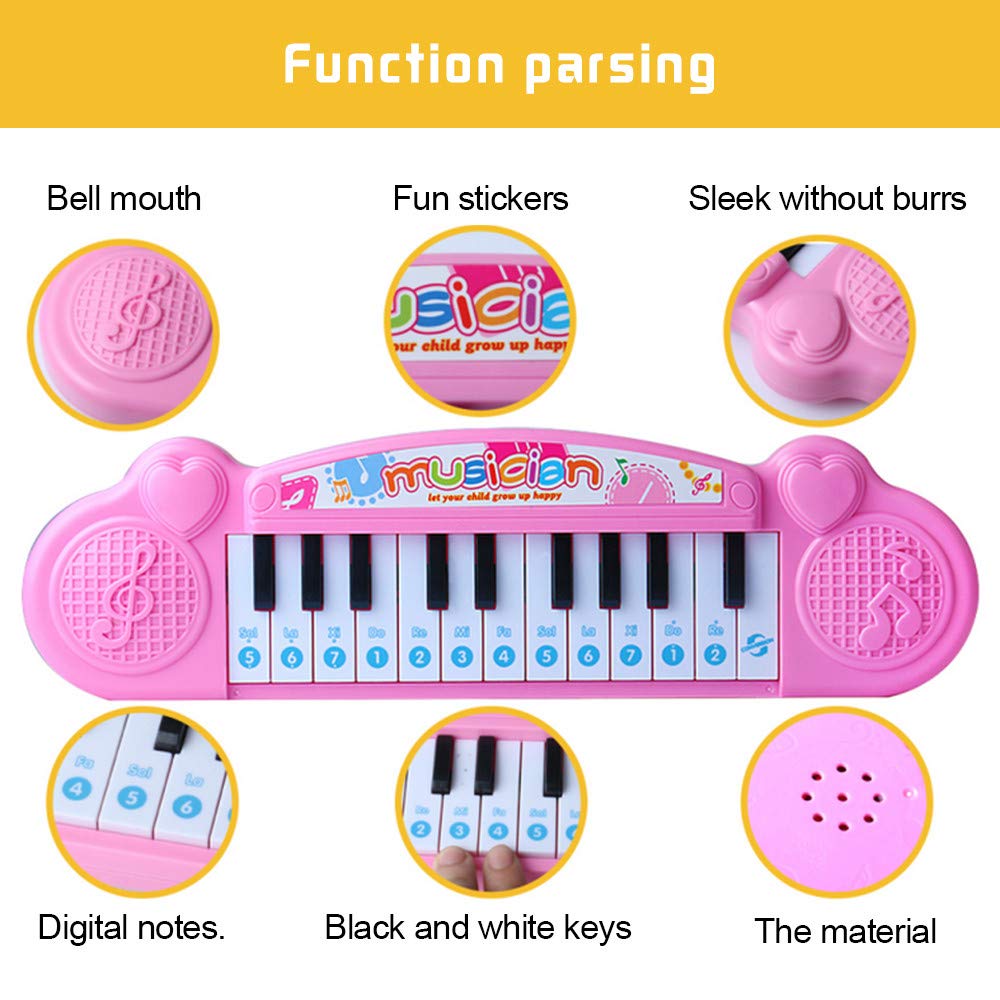 music note toy with mouth