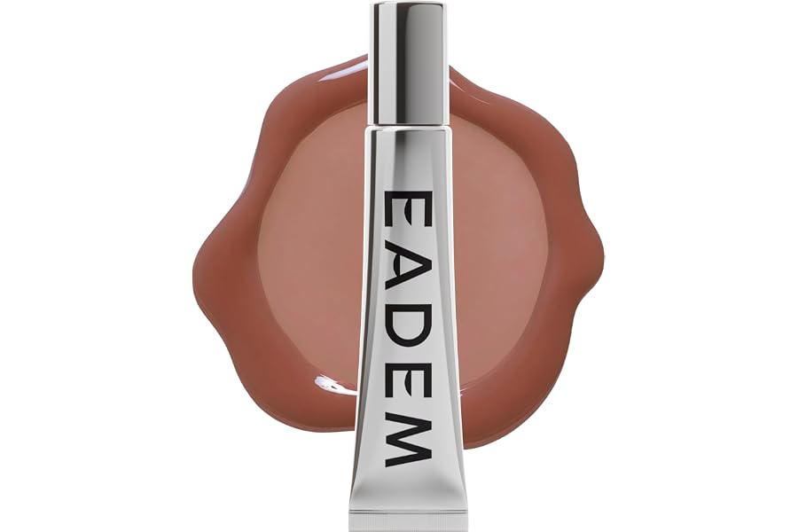 EADEM Tinted Lip Balm, Moisturizing Lip Gloss Tube, Churro de Canela | Le Chouchou, Lip Softening Balm with Cooling Metal Applicator, Plumps & Smoothes Lips, Infused with Acai & Mongongo Butter