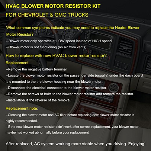 6 FAERSI+Resistor+2003+2006+Silverado+Avalanche