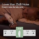 Momcozy Electric Baby Nail File Rechargeable with Led Light 360° Warm Glow view 3